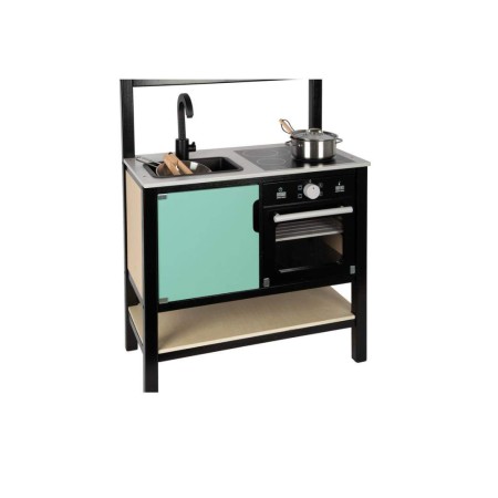 Bucatarie din lemn pentru copii cu accesorii si butoane cu clic - Model Industrial - Small Foot Bucatarie din lemn pentru copii cu accesorii si butoane cu clic - Model Industrial - Small Foot