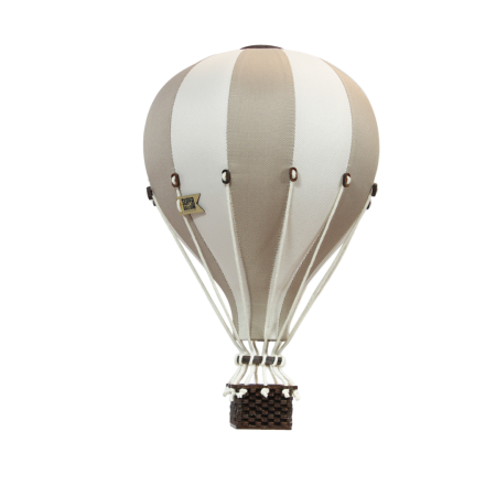 Balon decorativ cu aer cald 28 cm - Light Brown/Creamy Gold - Superballoon