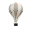 Balon decorativ cu aer cald 28 cm - Light Brown/Creamy Gold - Superballoon