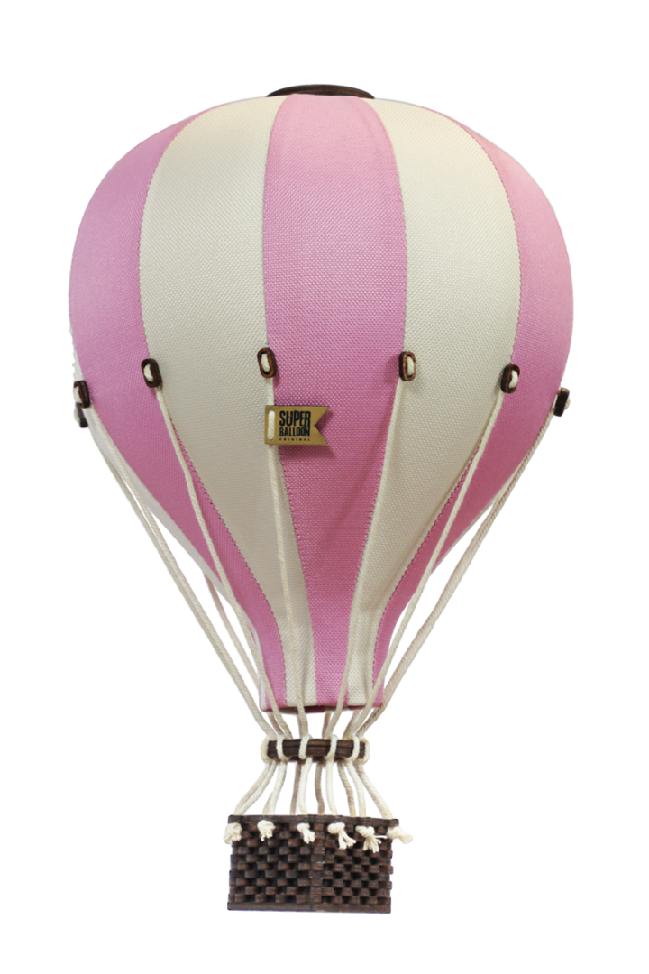 Balon decorativ cu aer cald 28 cm - Creamy/Powder Pink - Superballoon