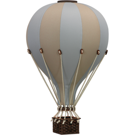 Balon decorativ cu aer cald 28 cm - Beige/Light Blue - Superballoon