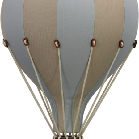 Balon decorativ cu aer cald 28 cm - Beige/Light Blue - Superballoon
