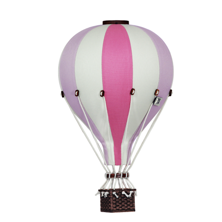 Balon decorativ cu aer cald 28 cm  - Lilac/Creamy/Powder Pink - Superballoon