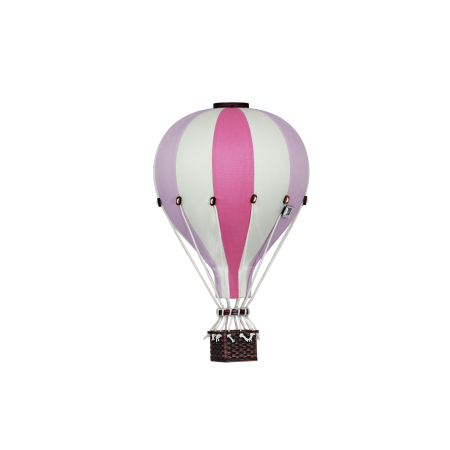 Balon decorativ cu aer cald 28 cm  - Lilac/Creamy/Powder Pink - Superballoon