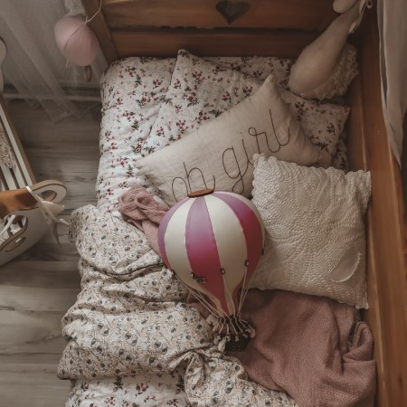 Balon decorativ cu aer cald 28 cm - Creamy/Powder Pink - Superballoon