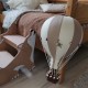 Balon decorativ cu aer cald 28 cm - Light Brown/Creamy Gold - Superballoon
