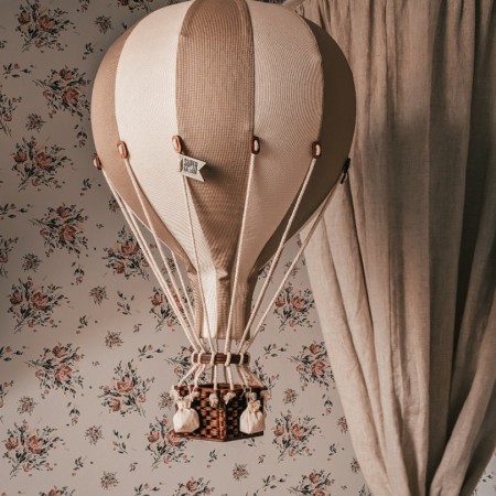 Balon decorativ cu aer cald 28 cm - Light Brown/Creamy Gold - Superballoon