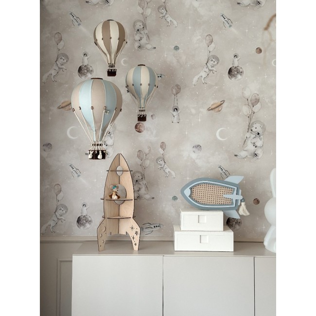 Balon decorativ cu aer cald - Beige/Light Blue - Superballoon Balon decorativ cu aer cald - Beige/Light Blue - Superballoon
