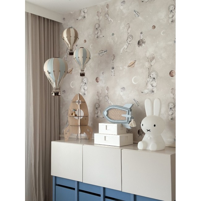 Balon decorativ cu aer cald - Beige/Light Blue - Superballoon Balon decorativ cu aer cald - Beige/Light Blue - Superballoon