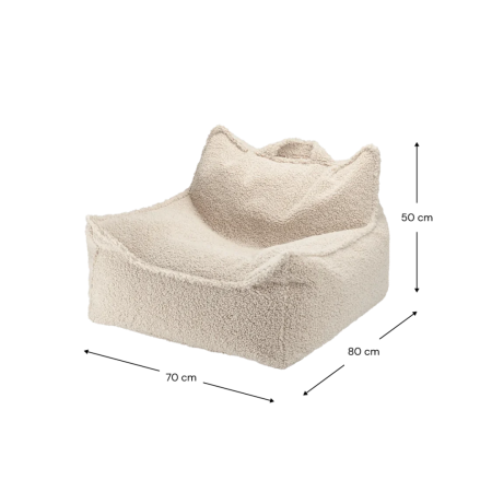 Fotoliu Beanbag pentru copii - Biscuit - Wigiwama