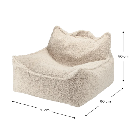 Fotoliu Beanbag pentru copii - Biscuit - Wigiwama