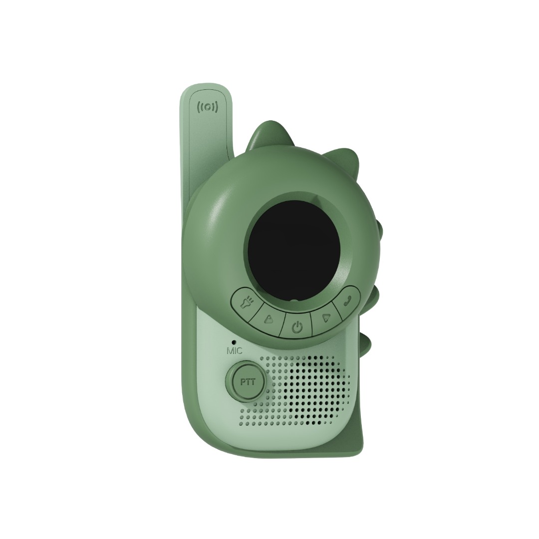 Walkie Talkie pentru copii - Dino Pink x Dino Green - The Zoofamily