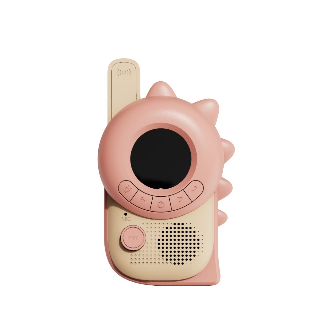 Walkie Talkie pentru copii - Dino Pink x Dino Pink - The Zoofamily