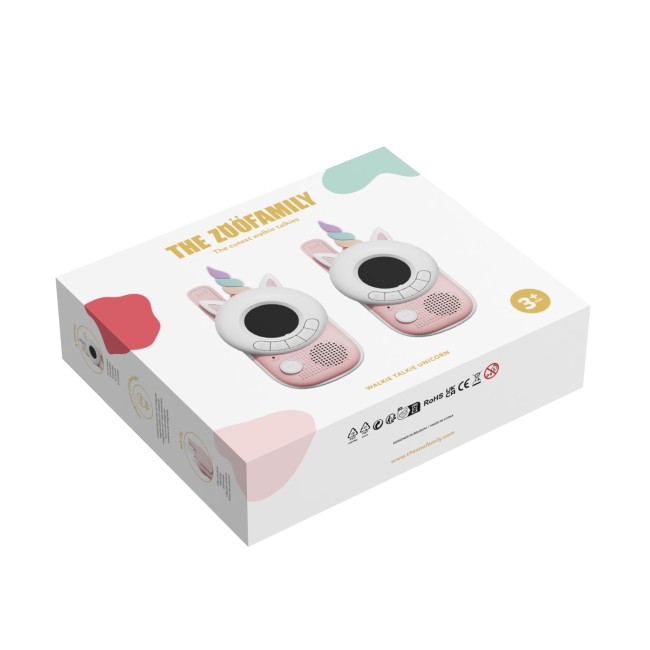 Walkie Talkie pentru copii - Unicorn x Unicorn - The Zoofamily