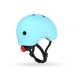 Casca de protectie cu sistem de reglare magnetic - Include LED si captuseala din fleece - 3 ani +, S - M - Blueber - Scoot & Ride