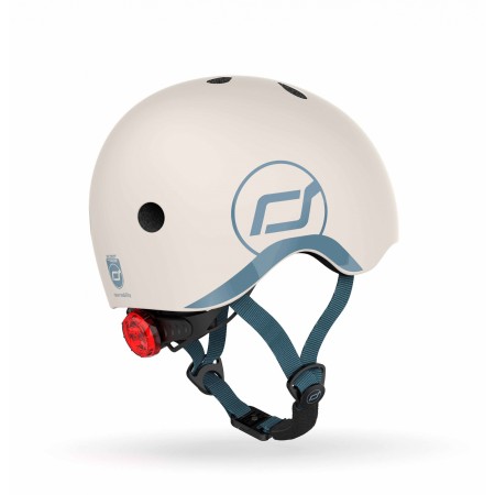 Casca de protectie pentru copii cu sistem de reglare magnetic cu led - XXS-S, 45-51 cm - 1 an+ -  Ash, Scoot & Ride