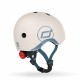 Casca de protectie pentru copii cu sistem de reglare magnetic cu led - XXS-S, 45-51 cm - 1 an+ -  Ash, Scoot & Ride