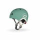 Casca de protectie pentru copii cu sistem de reglare magnetic cu led - XXS-S, 45-51 cm, 1 an+, Forest - Scoot & Ride