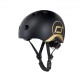 Casca de protectie pentru copii cu sistem de reglare magnetic cu led - XXS-S, 45-51 cm, 1 an+ - Black Gold - Scoot & Ride