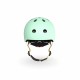 Casca de protectie pentru copii cu sistem de reglare magnetic cu led - XXS-S, 45-51 cm, 1 an+, Kiwi - Scoot & Ride