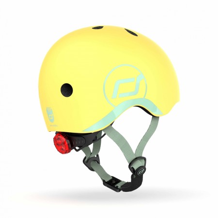 Casca de protectie pentru copii cu sistem de reglare magnetic cu led - XXS-S, 45-51 cm, 1 an+, Lemon - Scoot & Ride Casca de protectie pentru copii cu sistem de reglare magnetic cu led - XXS-S, 45-51 cm, 1 an+, Lemon - Scoot & Ride