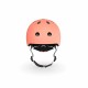 Casca de protectie pentru copii cu sistem de reglare magnetic cu led - XXS-S, 45-51 cm, 1 an+, Peach - Scoot & Ride