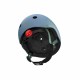 Casca de protectie pentru copii cu sistem de reglare magnetic cu led - XXS-S, 45-51 cm, 1 an+, Steel - Scoot & Ride