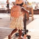 Rucsac multifunctional pentru copii, rucsac de mana, spate sau atasabil la trotineta - Rose - Scoot & Ride