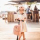 Rucsac multifunctional pentru copii, rucsac de mana, spate sau atasabil la trotineta - Rose - Scoot & Ride