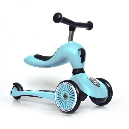 Trotineta copii cu sezut - transformabila 2in1 - HighwayKick 1 Blueberry, 1-5 ani, pana la 50 k - Scoot & Ride Trotineta copii cu sezut - transformabila 2in1 - HighwayKick 1 Blueberry, 1-5 ani, pana la 50 k - Scoot & Ride