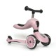 Trotineta copii cu sezut - transformabila 2in1 - HighwayKick 1 Rose, 1-5 ani, pana la 50 kg - Scoot & Ride