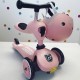 Trotineta copii cu sezut - transformabila 2in1 - HighwayKick 1 Rose, 1-5 ani, pana la 50 kg - Scoot & Ride