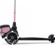 Trotineta copii pliabila cu roti luminoase - suport jucarie - Highwaykick 2 Lifestyle Rose Reflectorizant - 2 ani +, pana la 50 kg - Scoot & Ride
