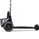 Trotineta copii pliabila cu suport jucarie - Highwaykick 2 Lifestyle Zebra - 2 ani +, pana la 50 kg - Scoot & Ride