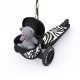 Trotineta copii pliabila cu suport jucarie - Highwaykick 2 Lifestyle Zebra - 2 ani +, pana la 50 kg - Scoot & Ride