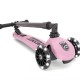 Trotineta copii pliabila - reglabila - Roti luminoase - Highwaykick 3 Led Rose, 3-6 ani, pana la 50 kg - Scoot & Ride