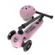 Trotineta copii pliabila - reglabila - Roti luminoase - Highwaykick 3 Led Rose, 3-6 ani, pana la 50 kg - Scoot & Ride