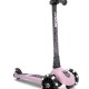 Trotineta copii pliabila - reglabila - Roti luminoase - Highwaykick 3 Led Rose, 3-6 ani, pana la 50 kg - Scoot & Ride