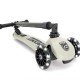 Trotineta copii pliabila - reglabila - Roti luminoase - Highwaykick 3 Led Ash, 3-6 ani, pana la 50 kg - Scoot & Ride