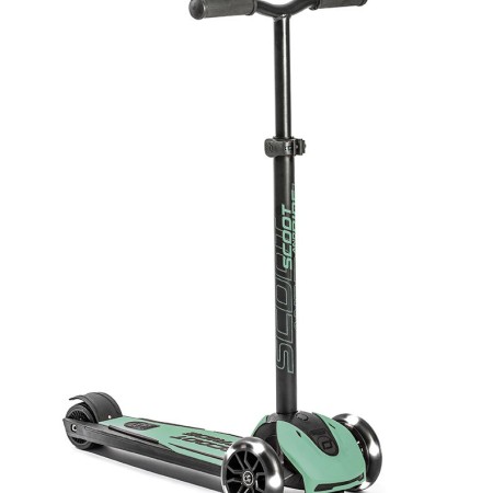 Trotineta copii pliabila - reglabila - Roti luminoase - Highwaykick 5 Led Forest - 5 ani +, pana la 80 kg - Scoot & Ride