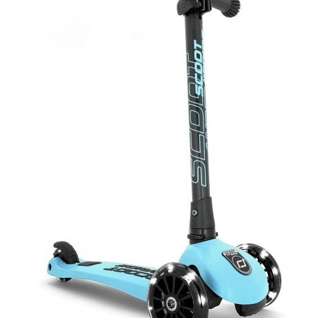 Trotineta copii pliabila - reglabila - Roti luminoase - Highwaykick 3 Led Blueberry, 3-6 ani, pana la 50 kg - Scoot & Ride Trotineta copii pliabila - reglabila - Roti luminoase - Highwaykick 3 Led Blueberry, 3-6 ani, pana la 50 kg - Scoot & Ride