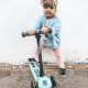 Trotineta copii pliabila - reglabila - Roti luminoase - Highwaykick 3 Led Blueberry, 3-6 ani, pana la 50 kg - Scoot & Ride