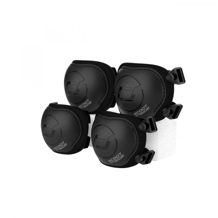 Set de protectie - Genunchiere si cotiere - marime XXS - Black Ash - Scoot & Ride Set de protectie - Genunchiere si cotiere - marime XXS - Black Ash - Scoot & Ride