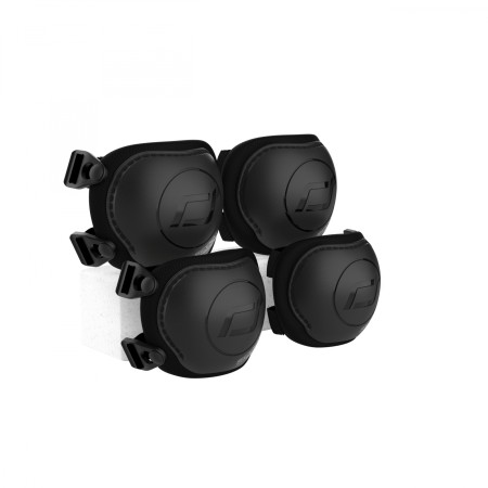 Set de protectie - Genunchiere si cotiere - marime S - Black - Ash - Scoot & Ride Set de protectie - Genunchiere si cotiere - marime S - Black - Ash - Scoot & Ride