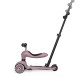 Trotineta copii cu sezut si maner - transformabila 3in1 - Highwaykick 1 Push and Go Wildberry, 1-5 ani, pana la 50 kg - Scoot & Ride