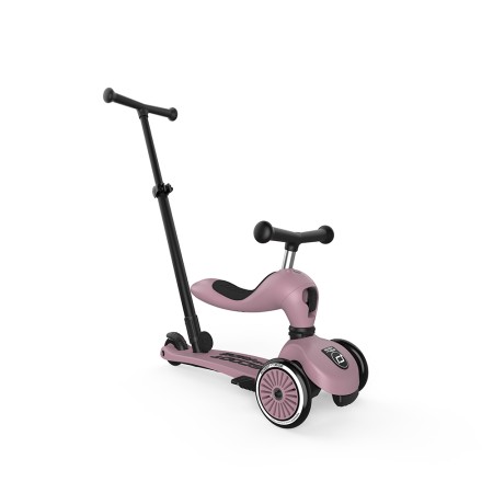 Trotineta copii cu sezut si maner - transformabila 3in1 - Highwaykick 1 Push and Go Wildberry, 1-5 ani, pana la 50 kg - Scoot & Ride Trotineta copii cu sezut si maner - transformabila 3in1 - Highwaykick 1 Push and Go Wildberry, 1-5 ani, pana la 50 kg - Scoot & Ride
