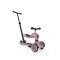 Trotineta copii cu sezut si maner - transformabila 3in1 - Highwaykick 1 Push and Go Wildberry, 1-5 ani, pana la 50 kg - Scoot & Ride