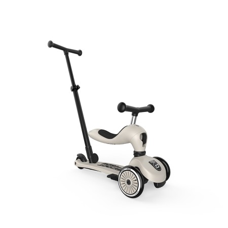 Trotineta copii cu sezut si maner - transformabila 3in1 - Highwaykick 1 Push and Go Ash, 1-5 ani, pana la 50 kg - Scoot & Ride Trotineta copii cu sezut si maner - transformabila 3in1 - Highwaykick 1 Push and Go Ash, 1-5 ani, pana la 50 kg - Scoot & Ride