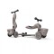 Trotineta copii cu sezut si suport jucarie - transformabila 2in1 - HighwayKick 1 Lifestyle Brownlines, 1-5 ani, pana la 50 kg - Scoot & Ride
