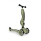Trotineta copii cu sezut - transformabila 2in1 - HighwayKick 1 Olive, 1-5 ani, pana la 50 kg - Scoot & Ride
